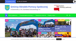 Desktop Screenshot of gops.goworowo.pl