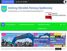 Tablet Screenshot of gops.goworowo.pl
